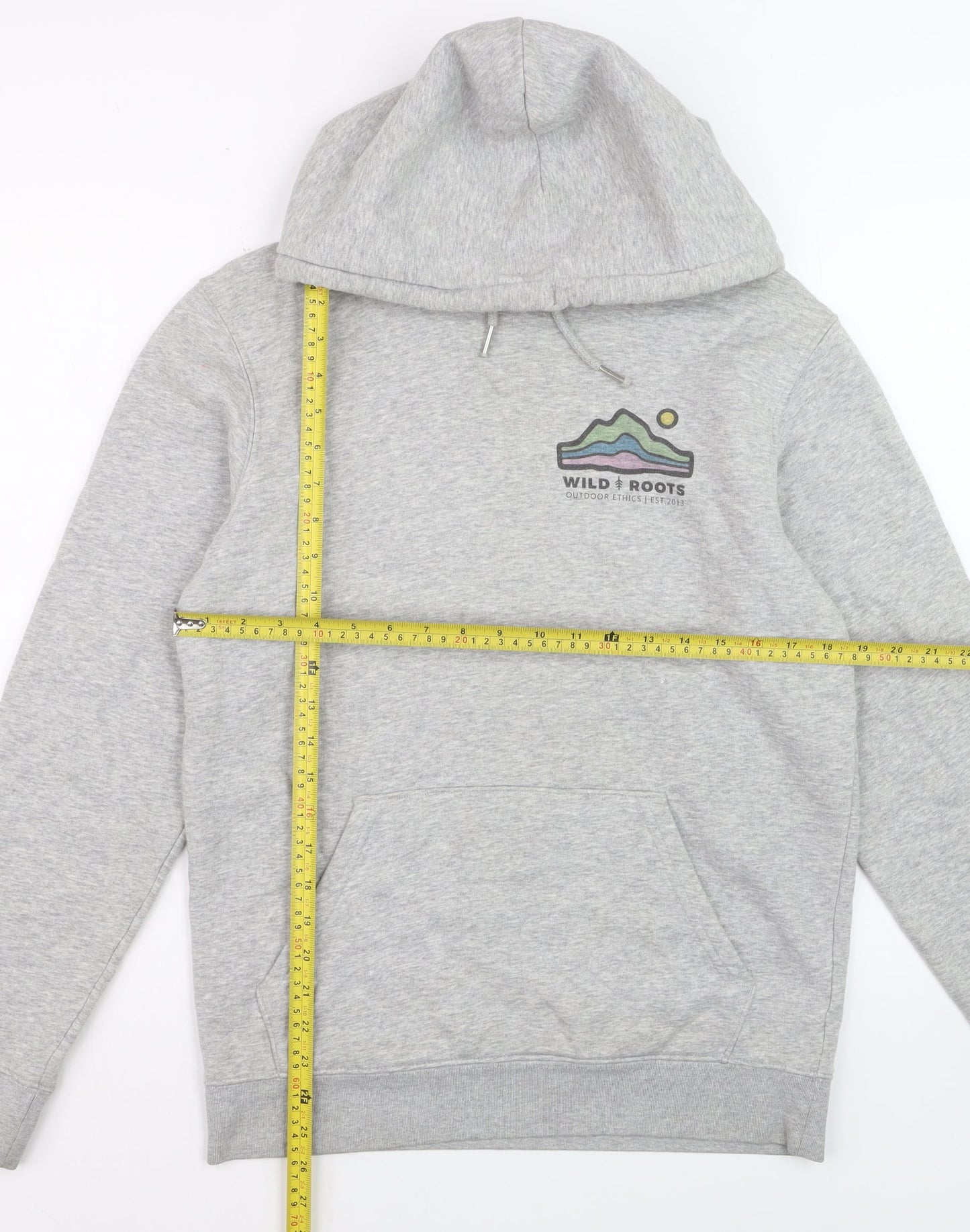 Banana Industries Mens Grey XS Pullover Hoodie Outdoor Graphic