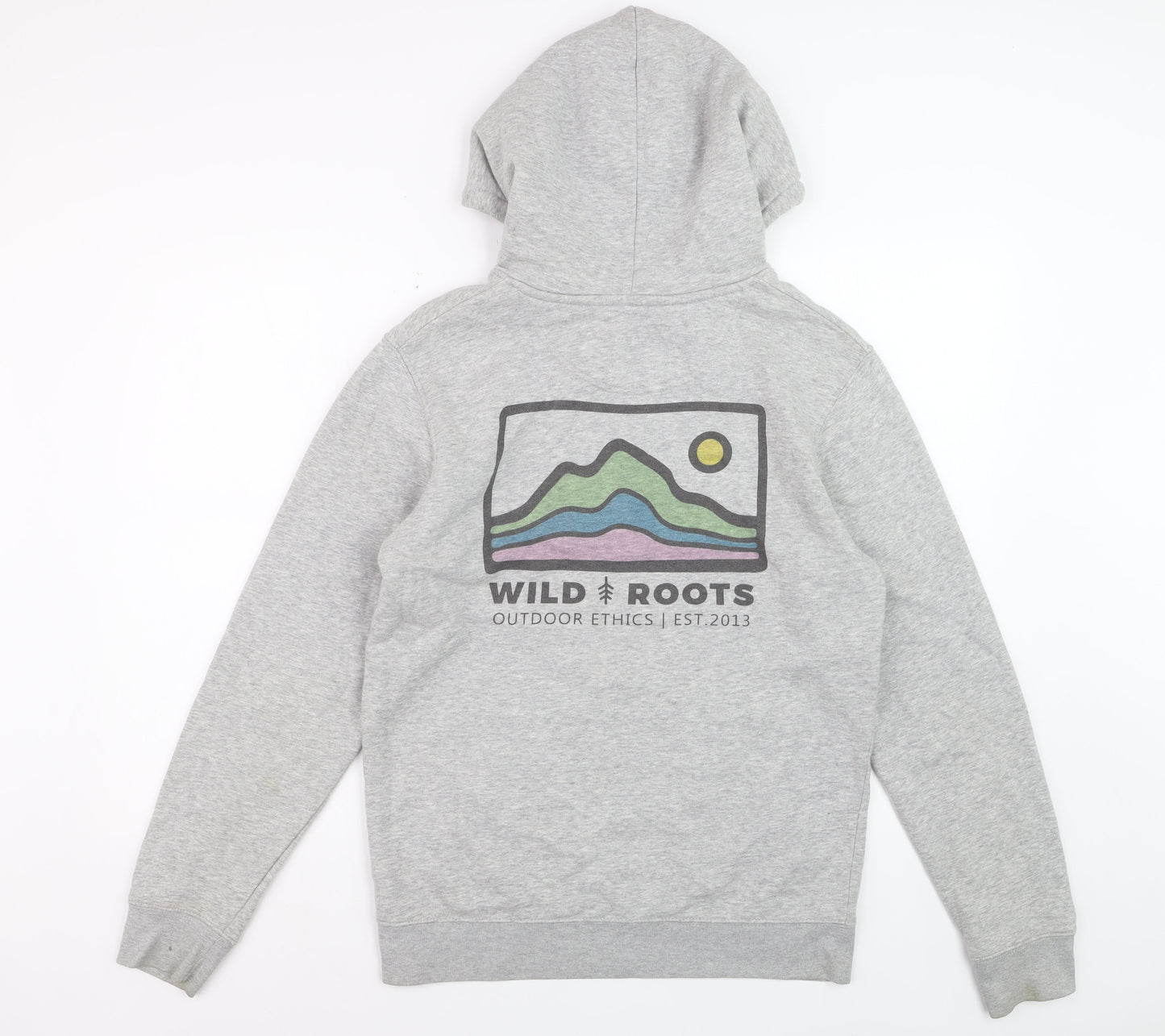 Banana Industries Mens Grey XS Pullover Hoodie Outdoor Graphic