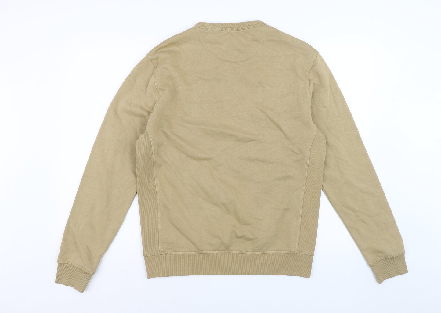 Original Penguin by Munsingwear Men's Beige Crew Neck Sweatshirt Size S
