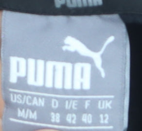 Puma Womens Black Hoodie UK 12 Pullover Hooded Sweatshirt