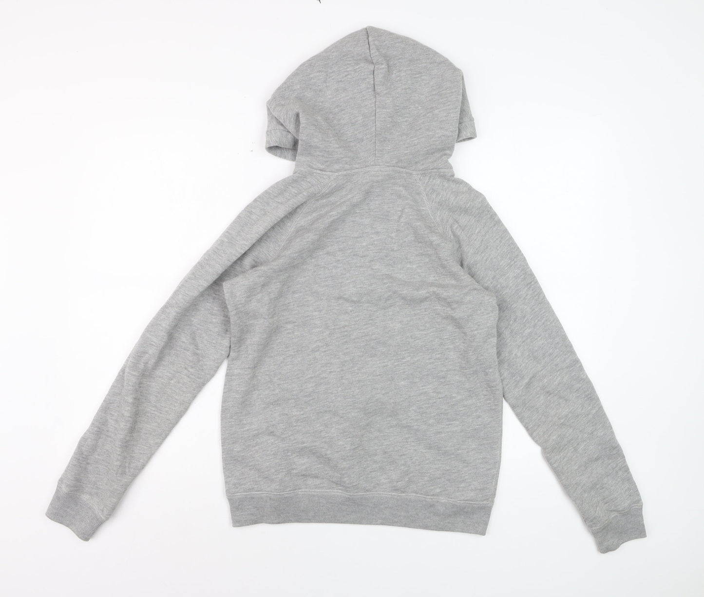 Jack Wills Women's Grey Pullover Hoodie UK 8 Cotton Blend