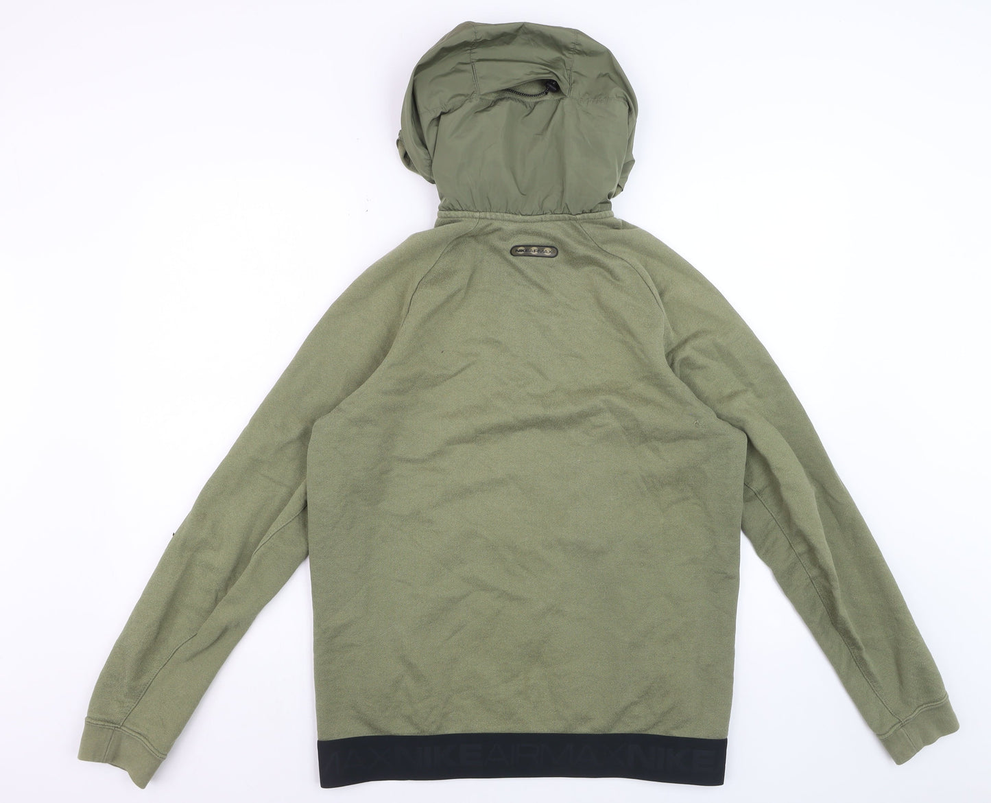 Nike Air Max Men's Green Hooded Full Zip Jacket Size M