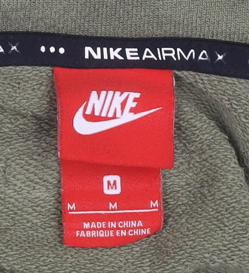 Nike Air Max Men's Green Hooded Full Zip Jacket Size M