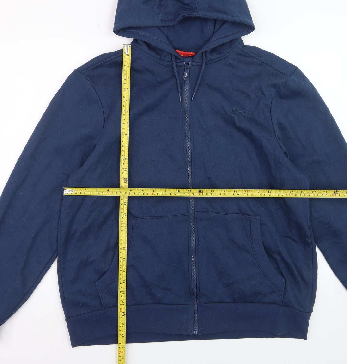 Slazenger Men's Blue Full Zip Hoodie Size L Regular Fit