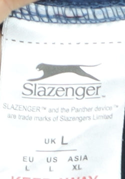 Slazenger Men's Blue Full Zip Hoodie Size L Regular Fit