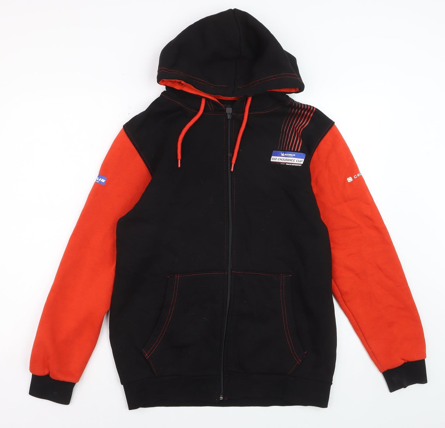 Creventic 992 Endurance Cup Men's Black Red Full Zip Hoodie M