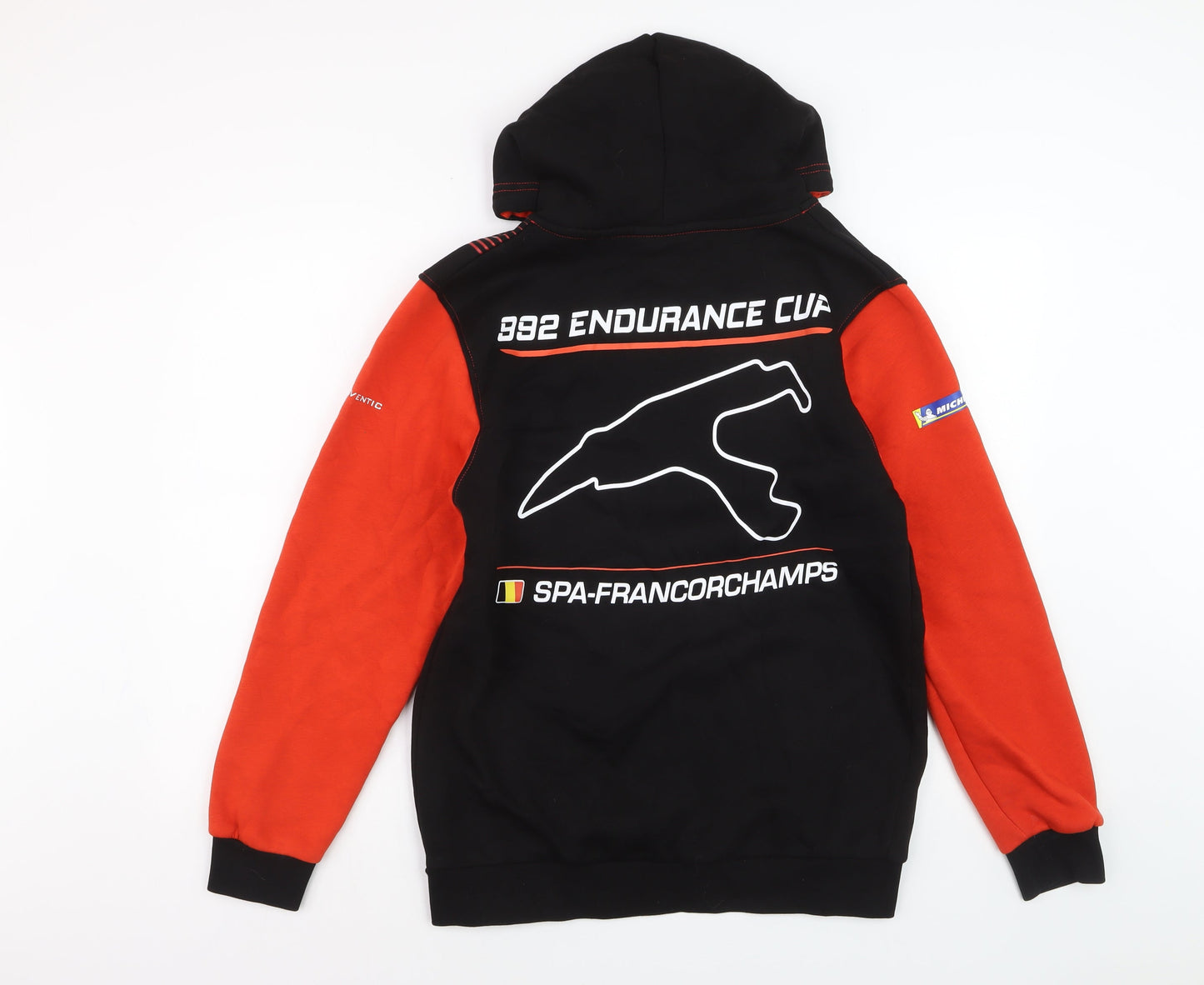 Creventic 992 Endurance Cup Men's Black Red Full Zip Hoodie M