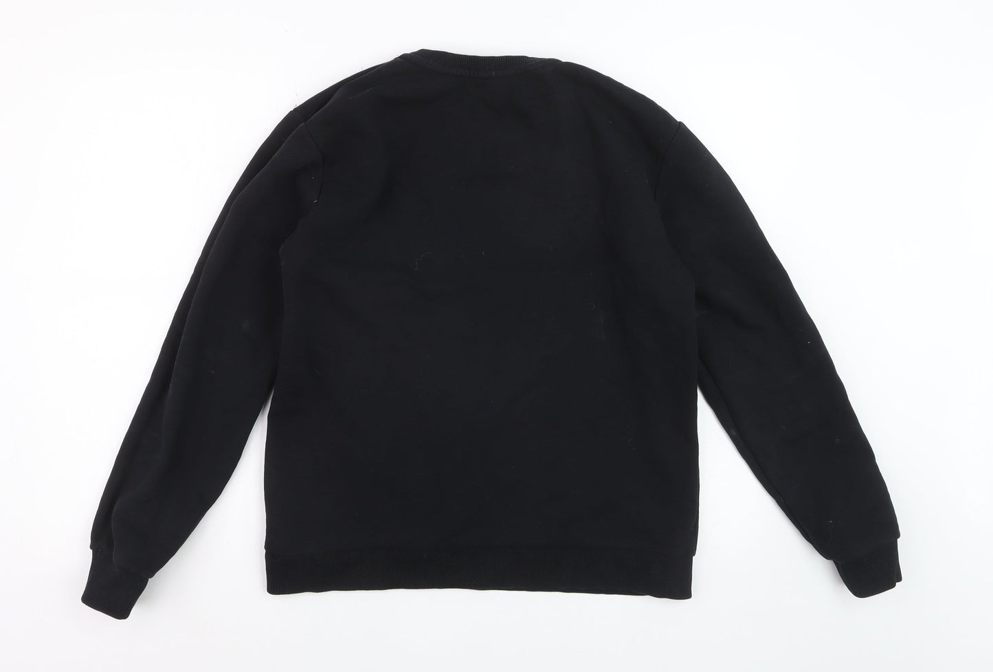 MP Men's Black Pullover Fleece Sweatshirt Size L Regular Fit