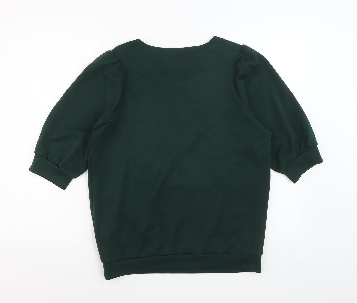 Soyaconcept Womens Green 3/4 Sleeve Basic Blouse Size S
