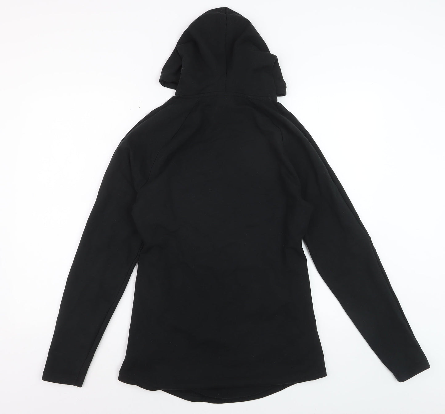 MP Womens Black Pullover Hoodie Small Cotton Blend