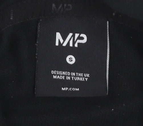 MP Womens Black Pullover Hoodie Small Cotton Blend