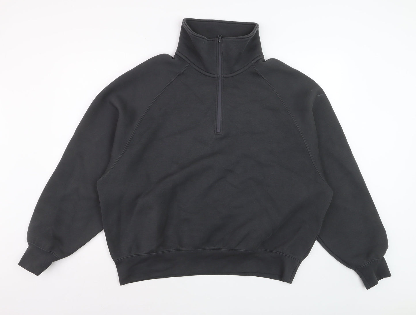 Nike Women Black Small 1/4 Zip Pullover Sweatshirt
