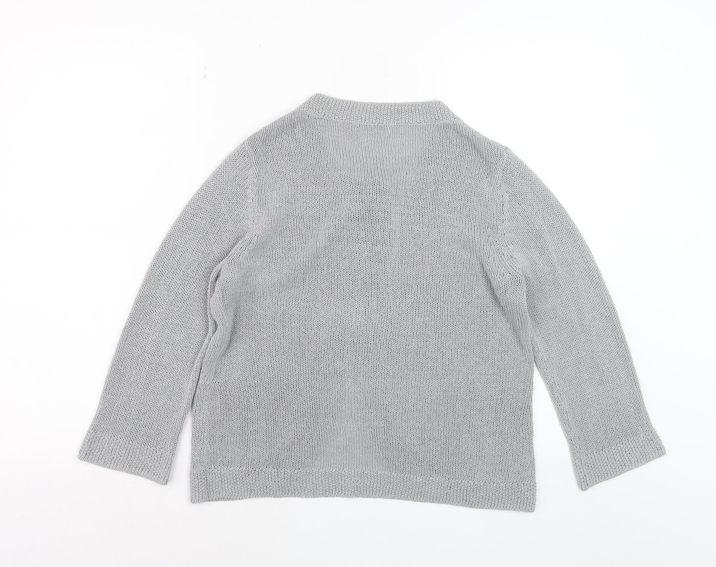 Marks and Spencer Per Una Women's Grey Size 12 Cardigan Jumper