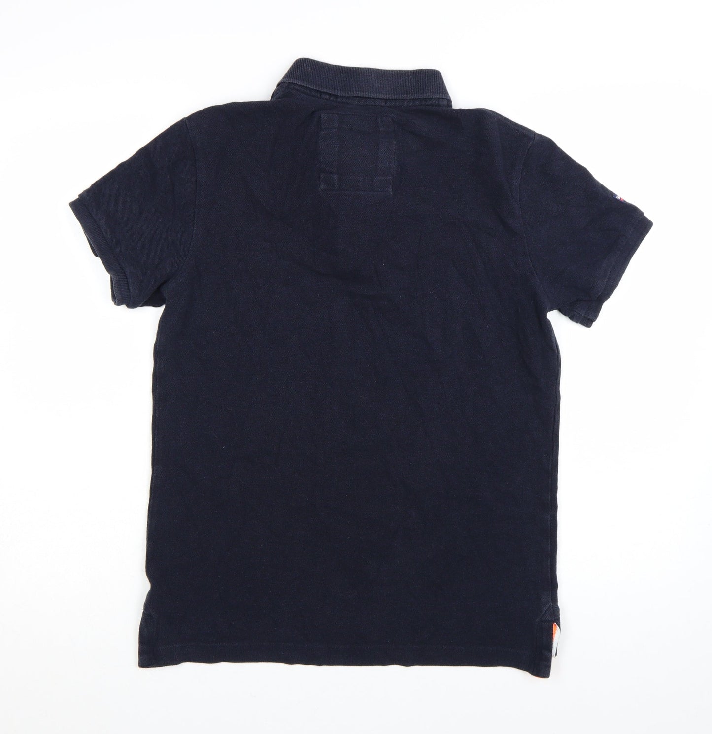 Superdry Men's Black Classic Pique Polo Shirt Size M