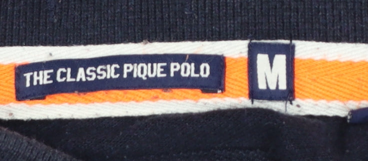 Superdry Men's Black Classic Pique Polo Shirt Size M