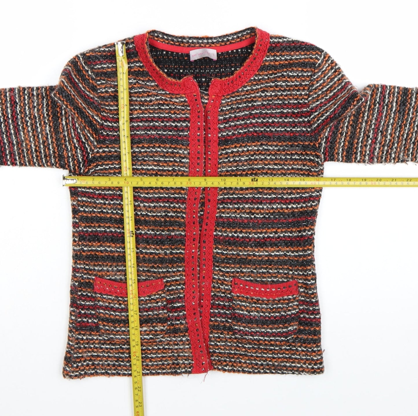 Marks and Spencer Per Una Women’s Multicoloured Knit Cardigan S