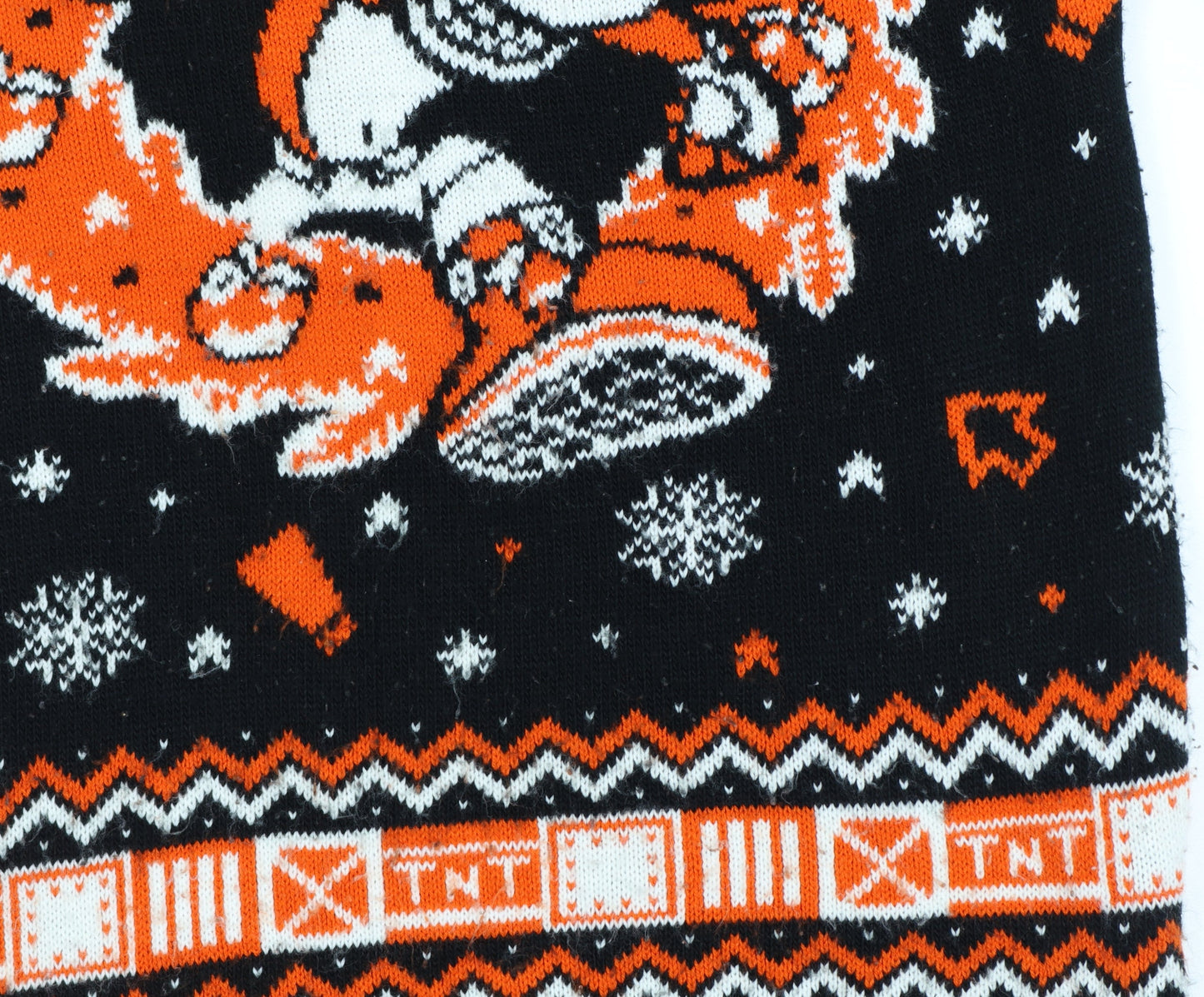 Crash Bandicoot Men's Black Christmas Jumper Size S Pullover Knit