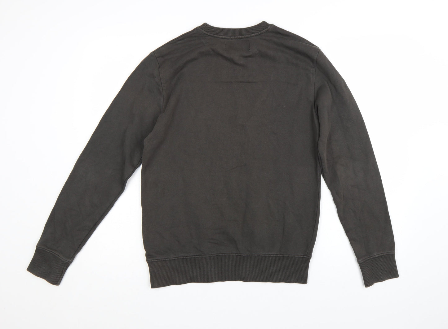 Calvin Klein Jeans Womens Black XS Crew Neck Pullover Sweatshirt