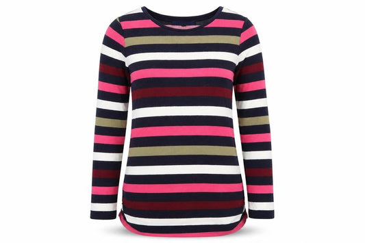 Next Women’s Multicoloured Striped Crew Neck Long Sleeve Jumper Size 6