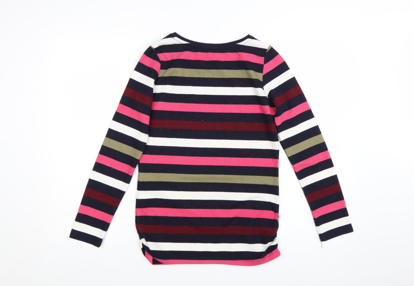 Next Women’s Multicoloured Striped Crew Neck Long Sleeve Jumper Size 6