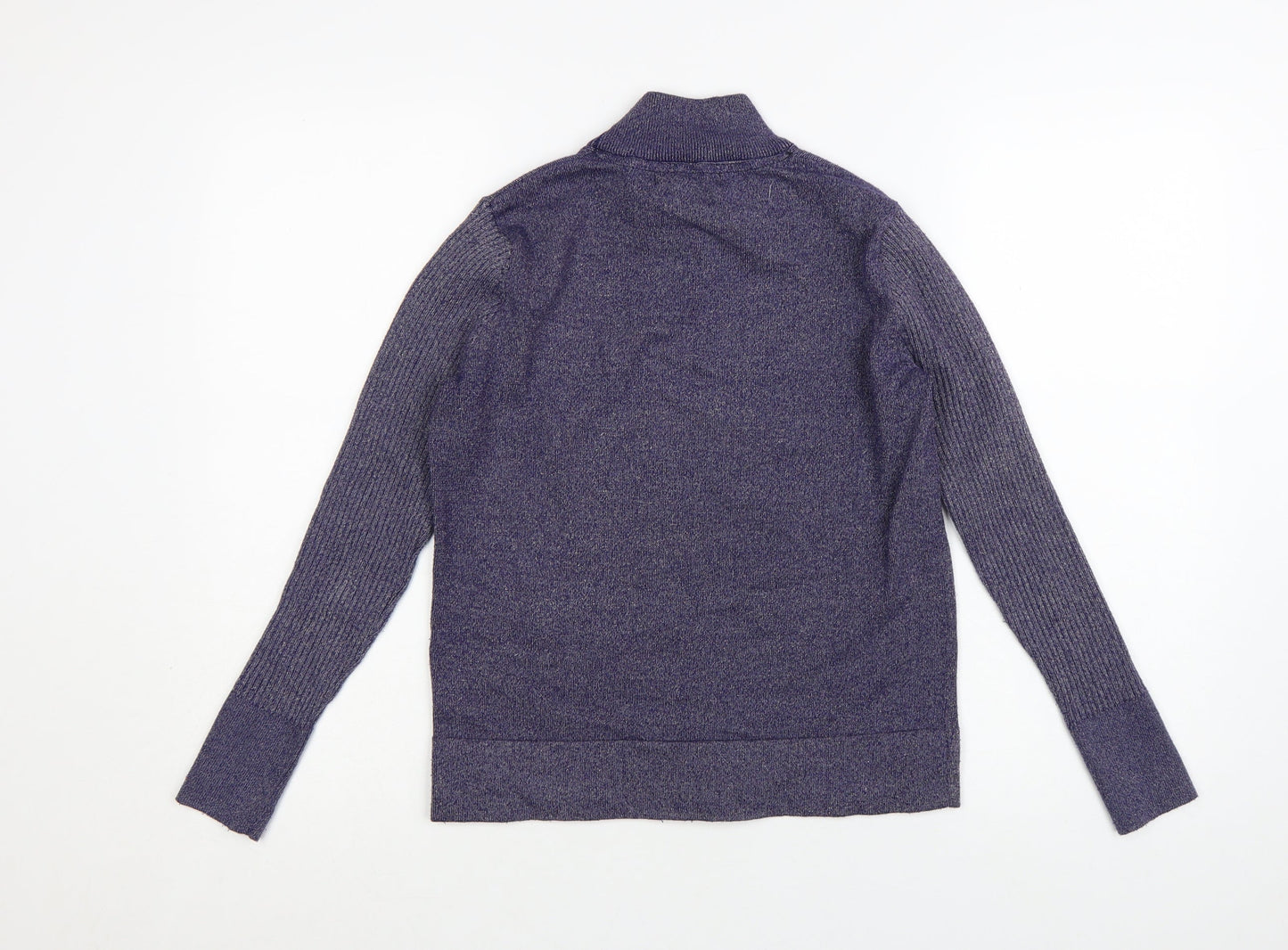 Biba Women's Purple Roll Neck Knit Jumper Size S