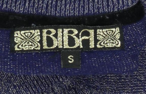 Biba Women's Purple Roll Neck Knit Jumper Size S