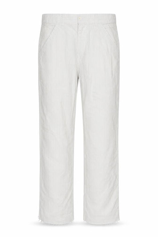 Dolce & Gabbana Women White Cotton Straight Trousers Size 12