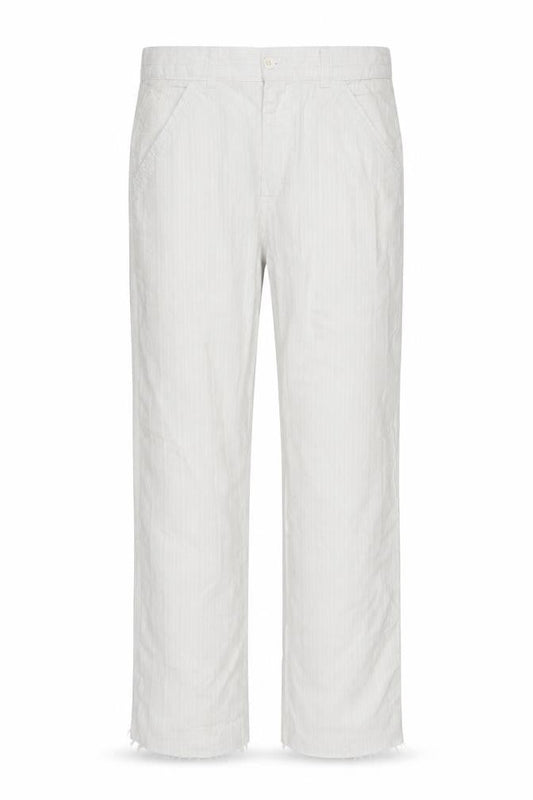 Dolce & Gabbana Women White Cotton Straight Trousers Size 12