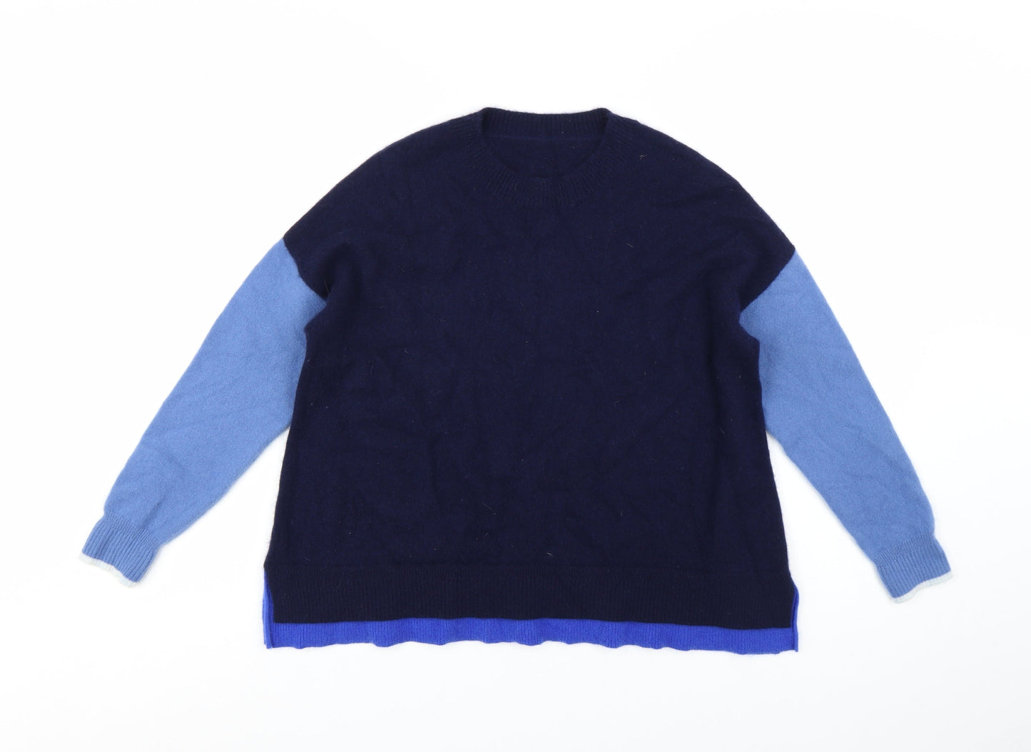 A.T Atsushi Takahama Women's Blue Cashmere Jumper Size 8