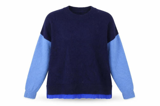 A.T Atsushi Takahama Women's Blue Cashmere Jumper Size 8