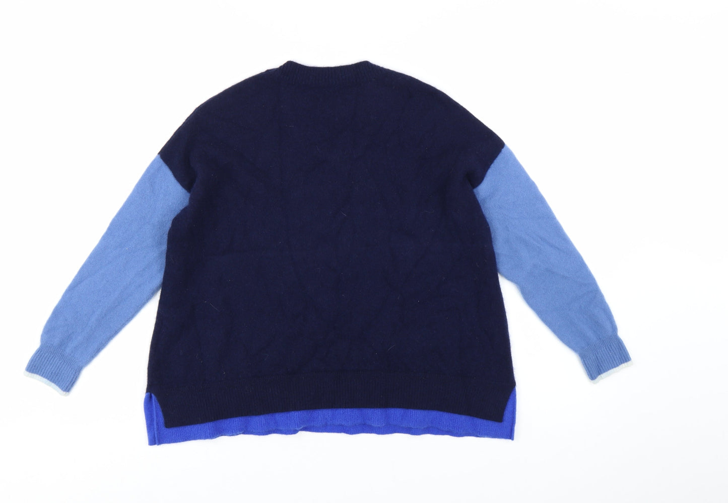 A.T Atsushi Takahama Women's Blue Cashmere Jumper Size 8