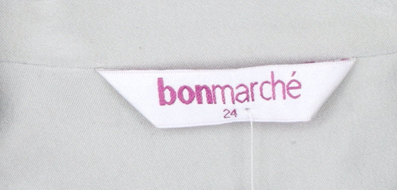 bonmarché Women’s Grey Suede Look Zip Jacket Size 24 Plus