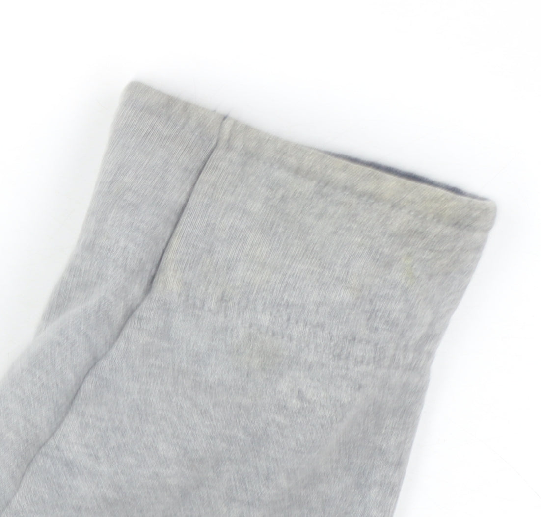 Crew Clothing Co. Mens Grey 1/4 Zip Sweatshirt Size L Regular Fit