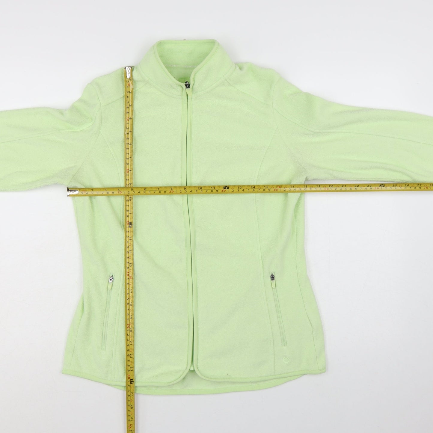 Marks and Spencer Women Pale Green Fleece Zip Jacket Size 12