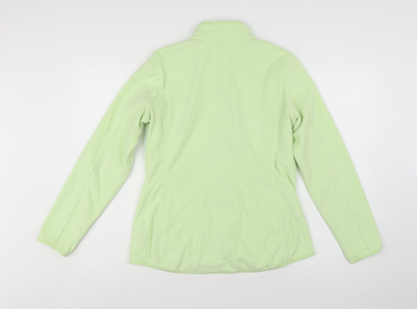 Marks and Spencer Women Pale Green Fleece Zip Jacket Size 12