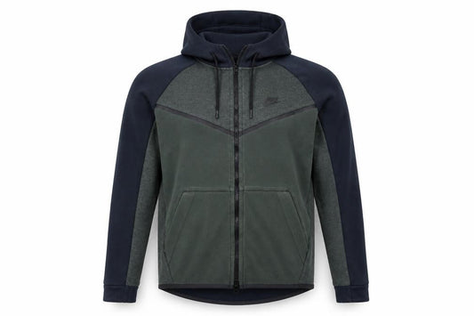 Nike Men's Green Full Zip Hoodie Size M Regular Fit