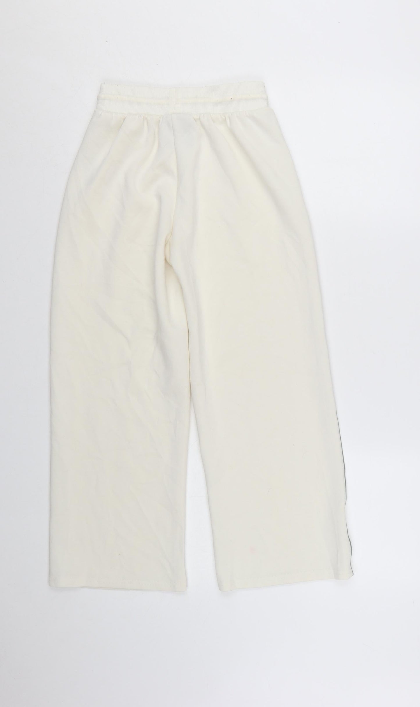 Kappa x Primark Girls Ivory Jogger Trousers 9-10 Years Elastic Waist