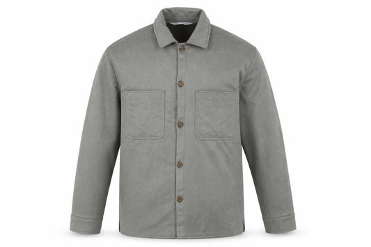 Zara Men's Grey Casual Cotton Twill Button Jacket M