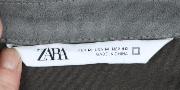 ZARA Men's Grey Casual Cotton Twill Button Jacket M