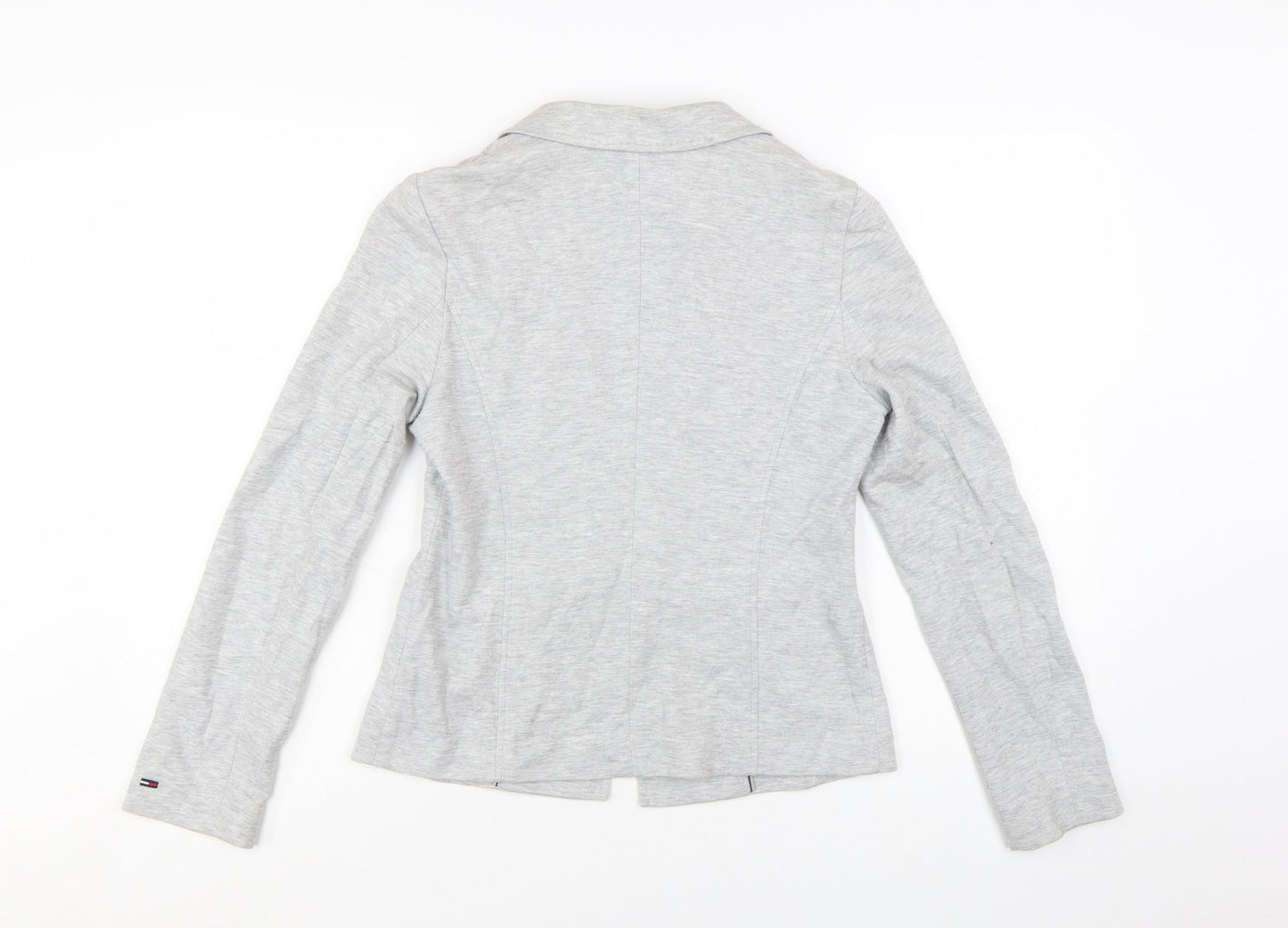 Hilfiger Denim Women's Grey Blazer Jacket Size S Tailored Casual