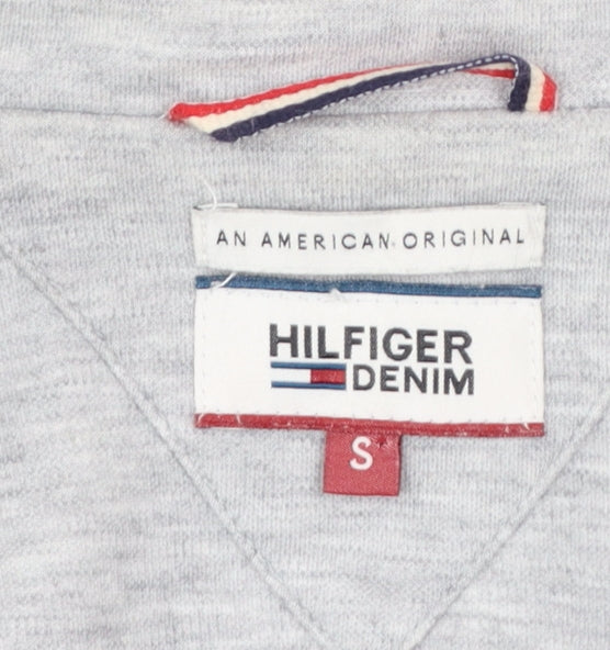Hilfiger Denim Women's Grey Blazer Jacket Size S Tailored Casual
