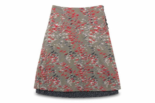 White Stuff Women's Multicoloured A-Line Viscose Skirt Size 10
