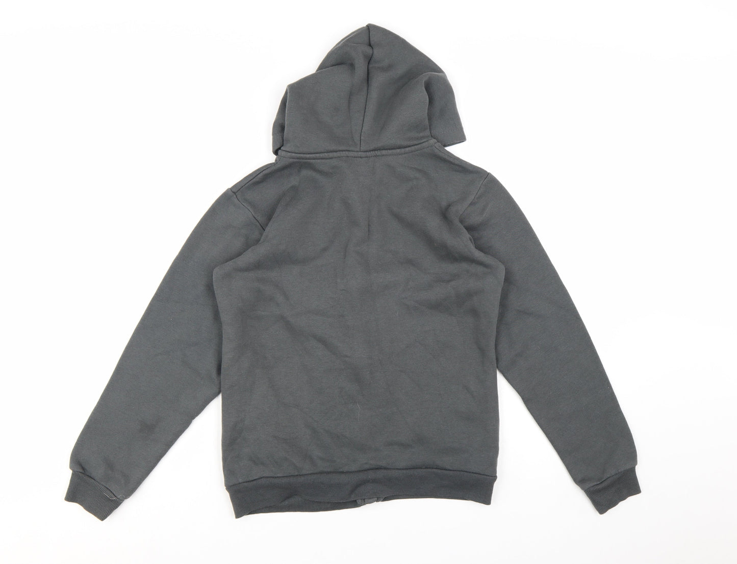 McKenzie Boys Grey Full Zip Hoodie 13-15 Years Cotton Blend Sportswear
