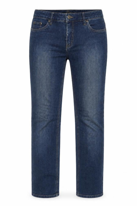 Quite Womens Blue Straight Leg Stretch Jeans Size 9-10