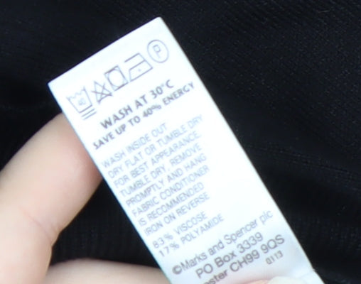 Marks and Spencer Women’s Black Long Sleeve Cardigan Size 20