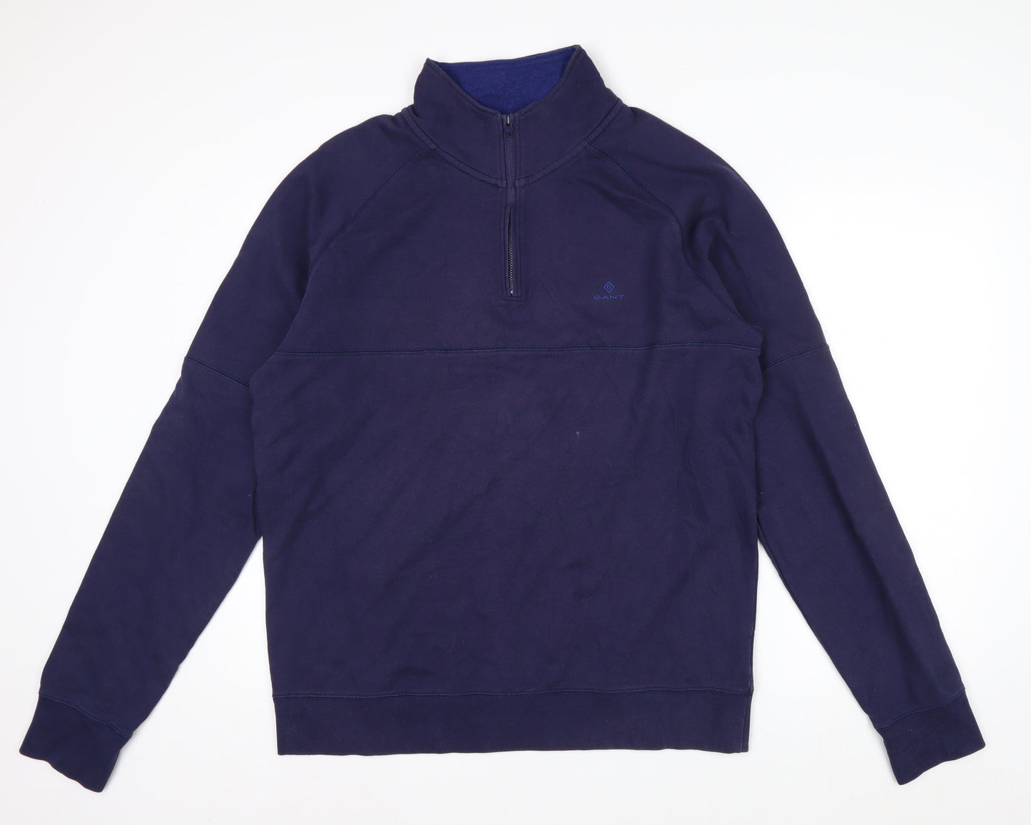 GANT Men's Blue 2XL Tech Prep 1/4 Zip Pullover Sweatshirt