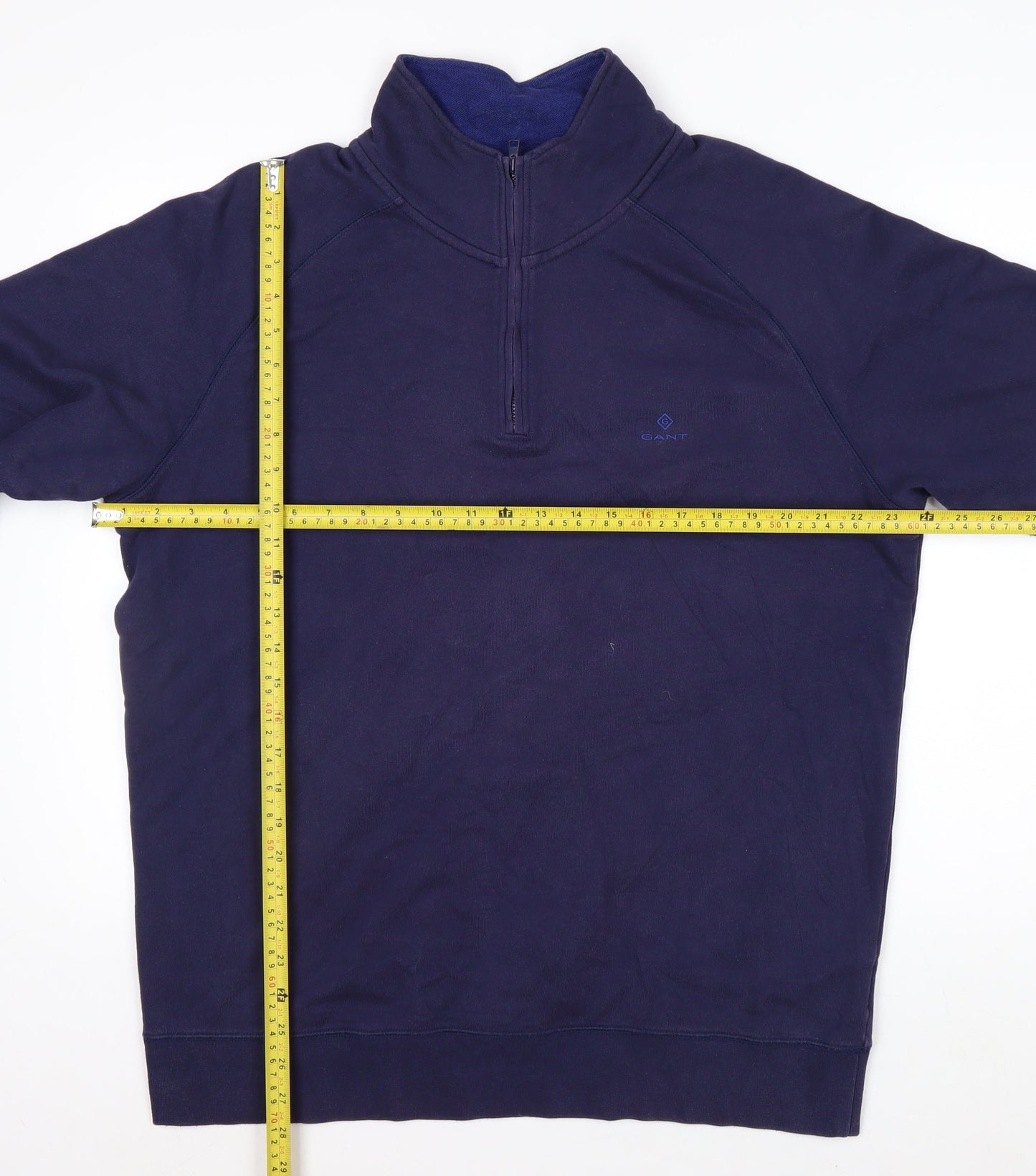 GANT Men's Blue 2XL Tech Prep 1/4 Zip Pullover Sweatshirt