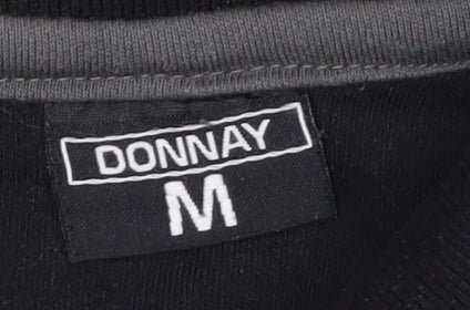 Donnay Men's Black Polo Shirt M Regular Fit Sports Top