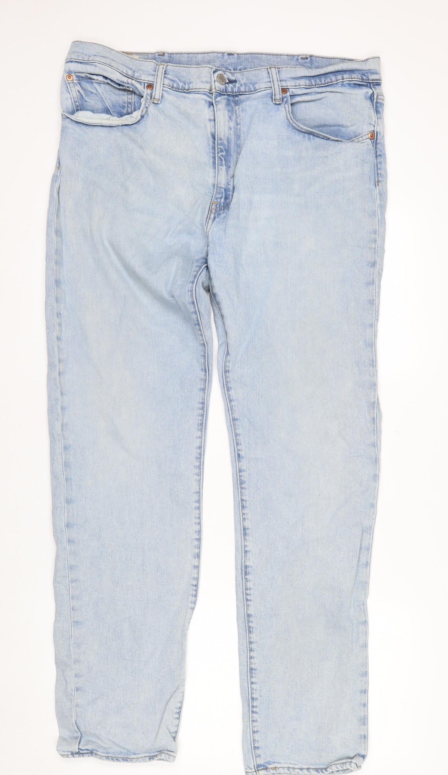Levi's 502 Men's Light Blue Straight Denim Jeans W38 L34