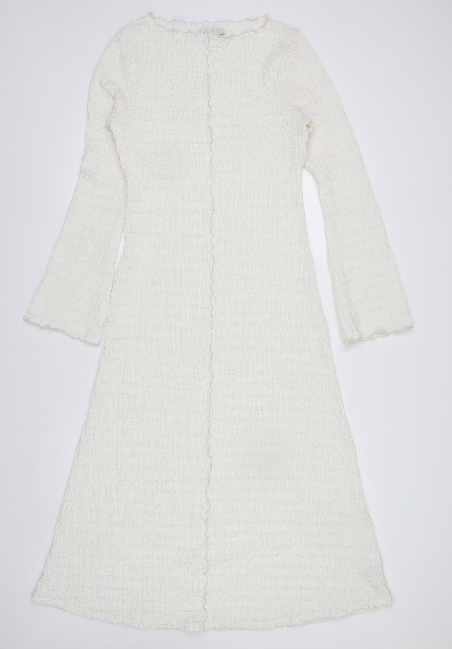 Marks and Spencer Women’s White Tall Size 10 Bodycon Midi Dress